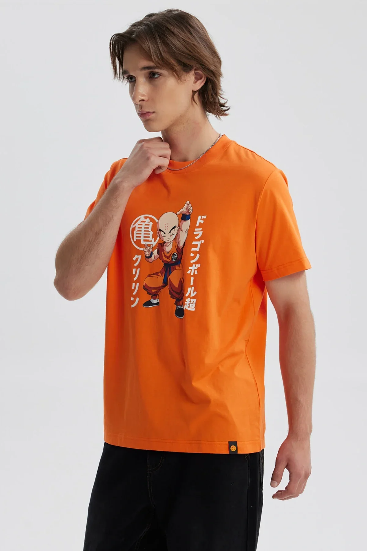 Polera Hombre Dragon Naranjo - Image 2