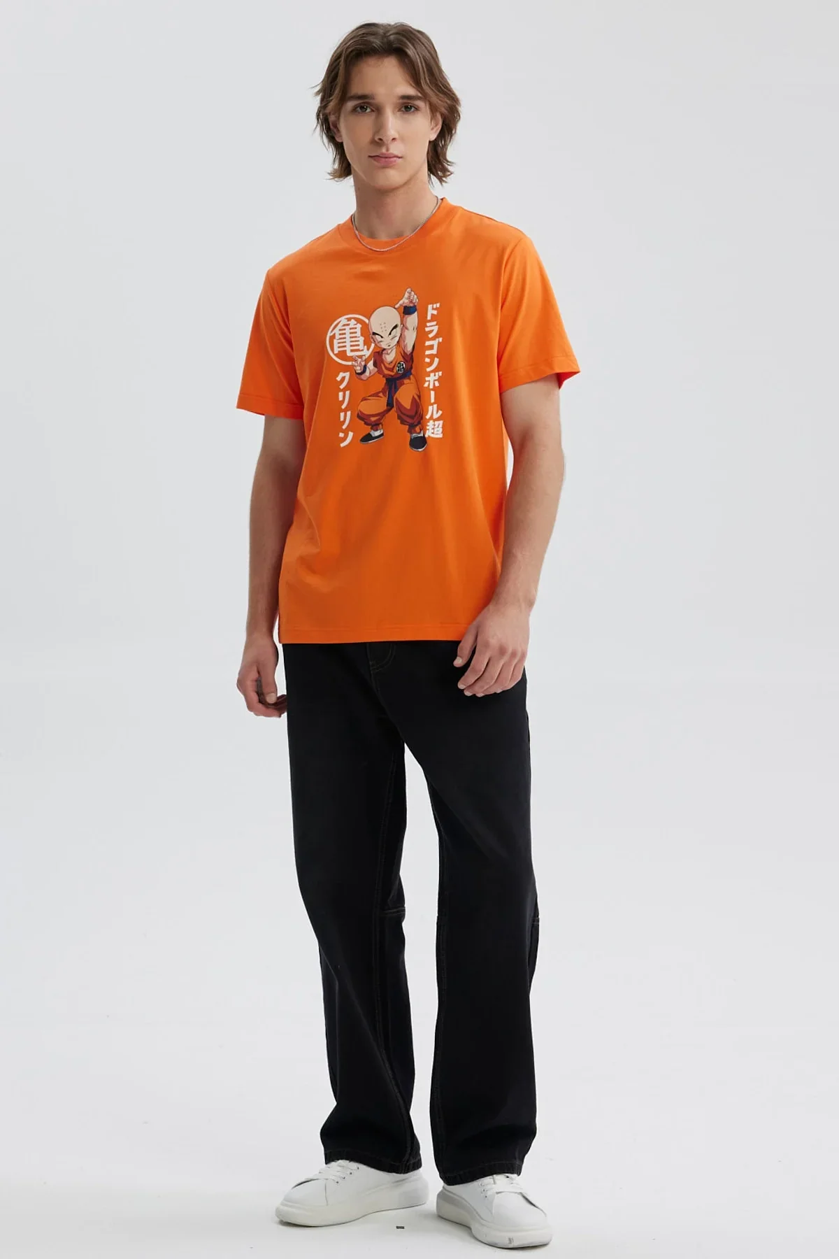 Polera Hombre Dragon Naranjo - Image 4