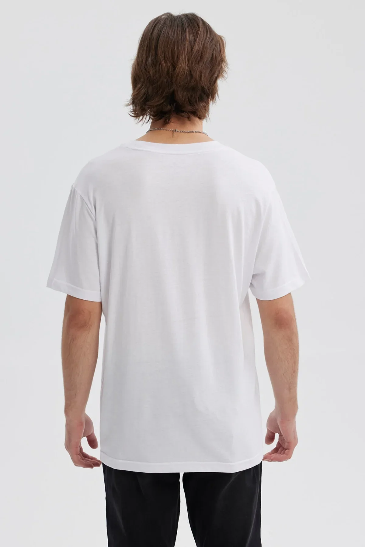 Polera Hombre Estampado Blanco - Image 3