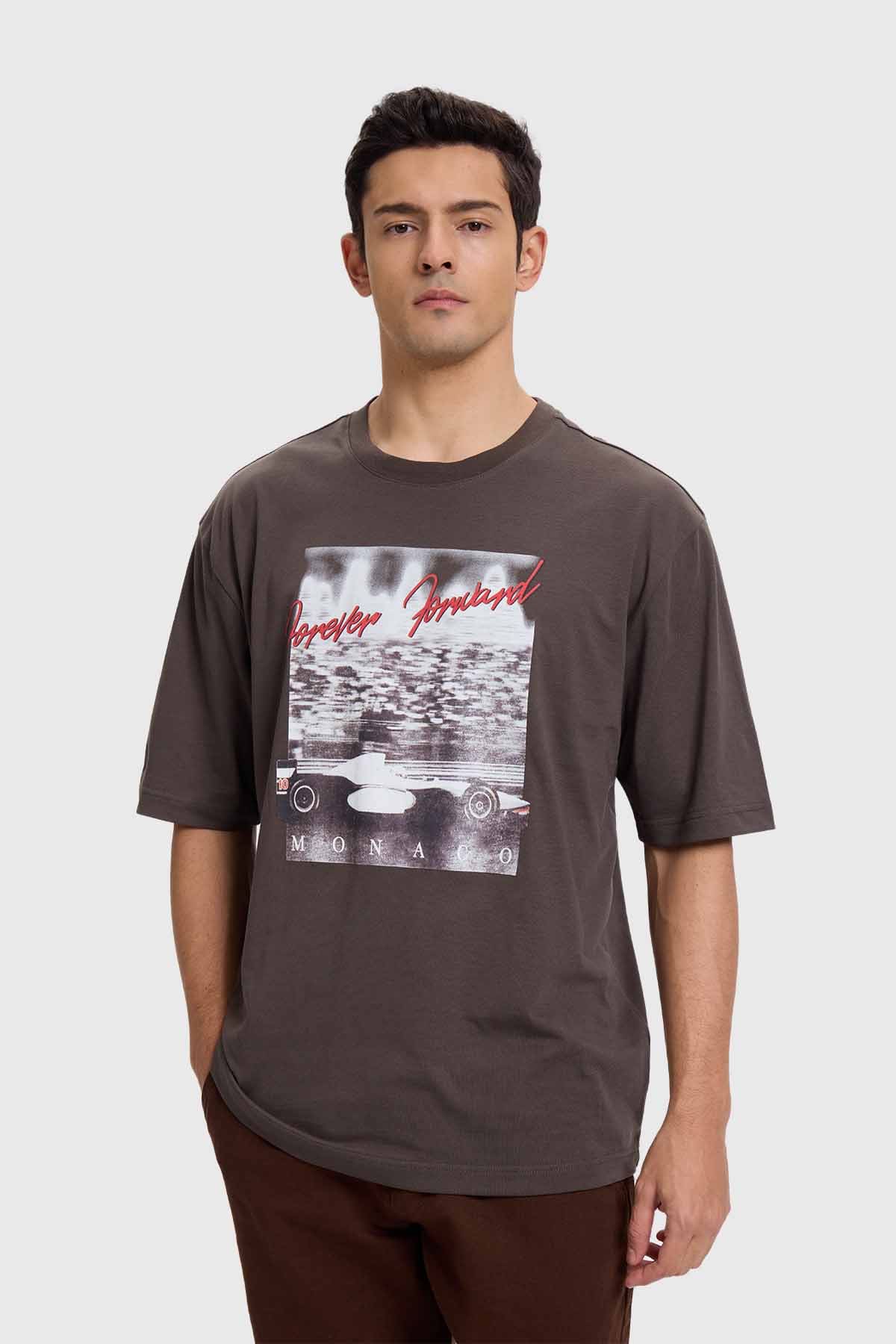 Polera Hombre Estampado Marengo