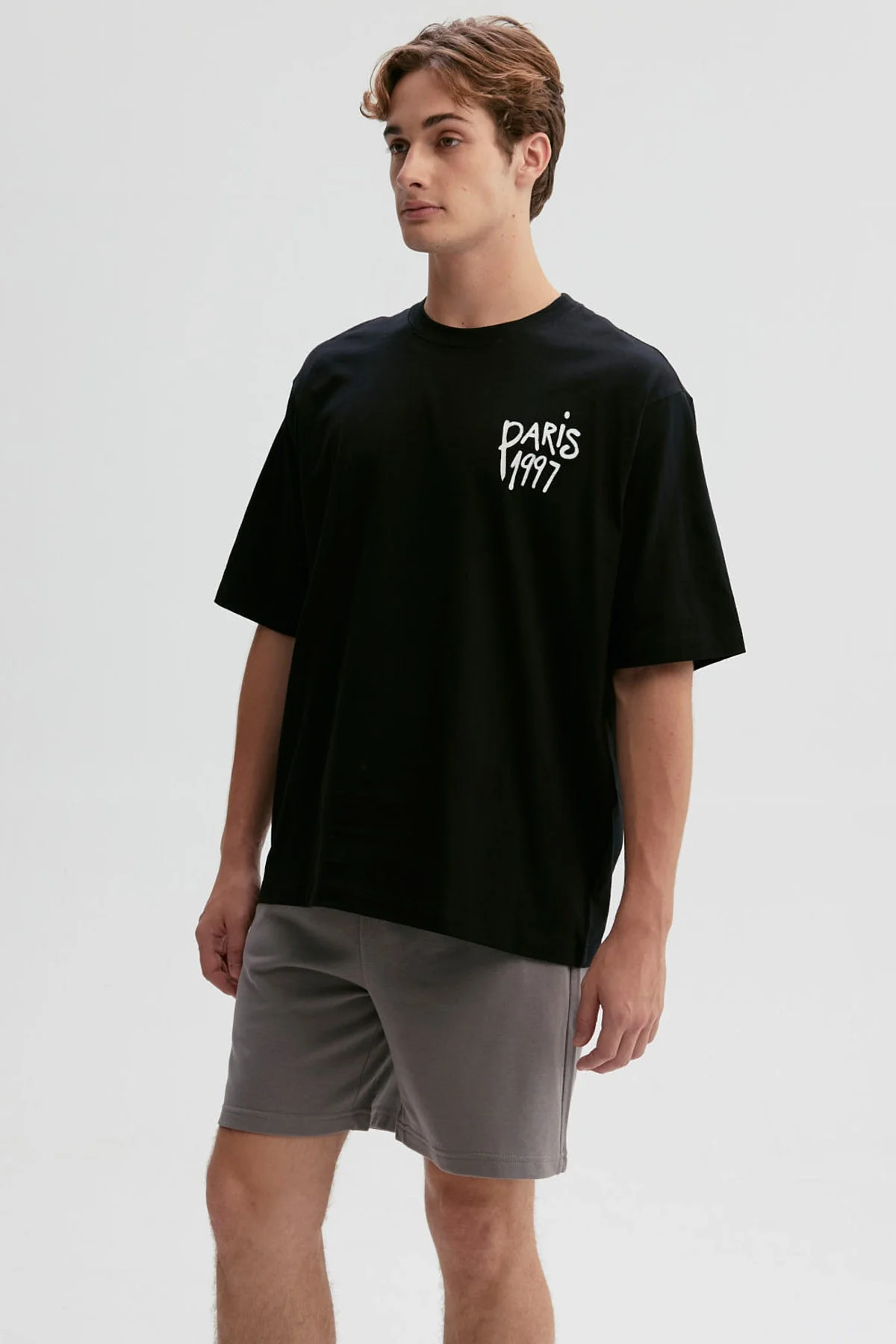 Polera Hombre Graffiti City Negro - Image 3