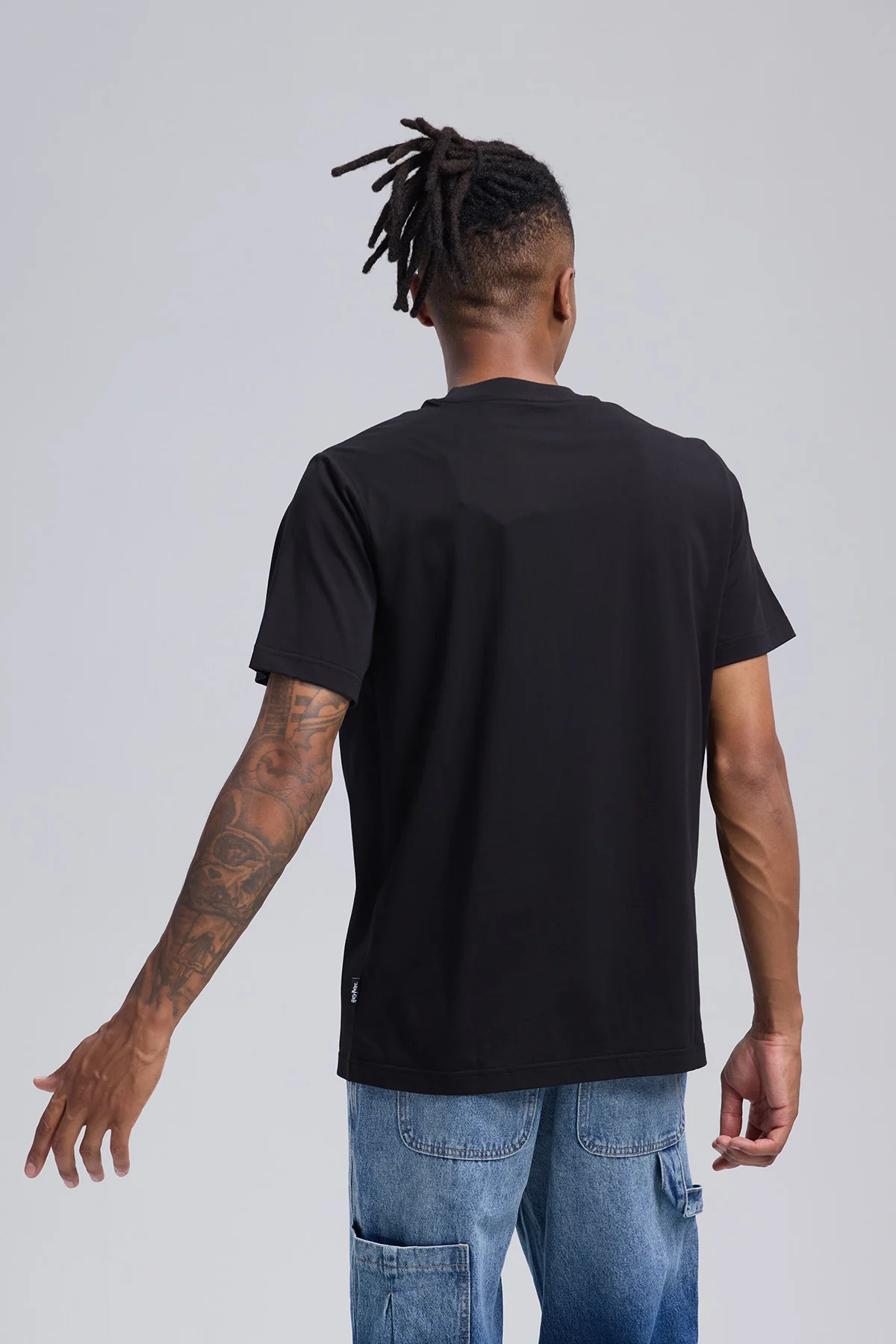Polera Hombre Hogwarts Negro - Image 3