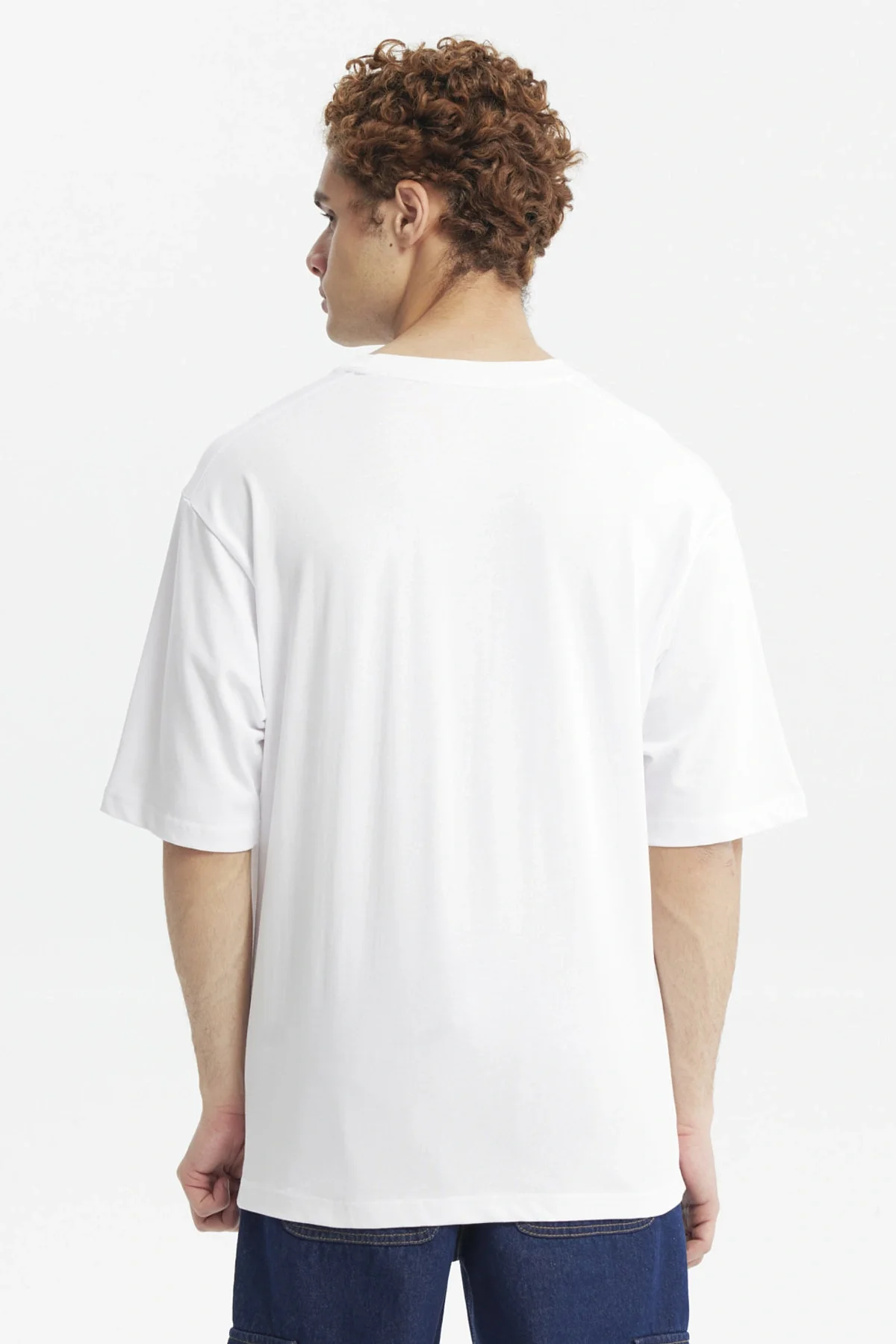 Polera Hombre Label Pecho Blanco - Image 3