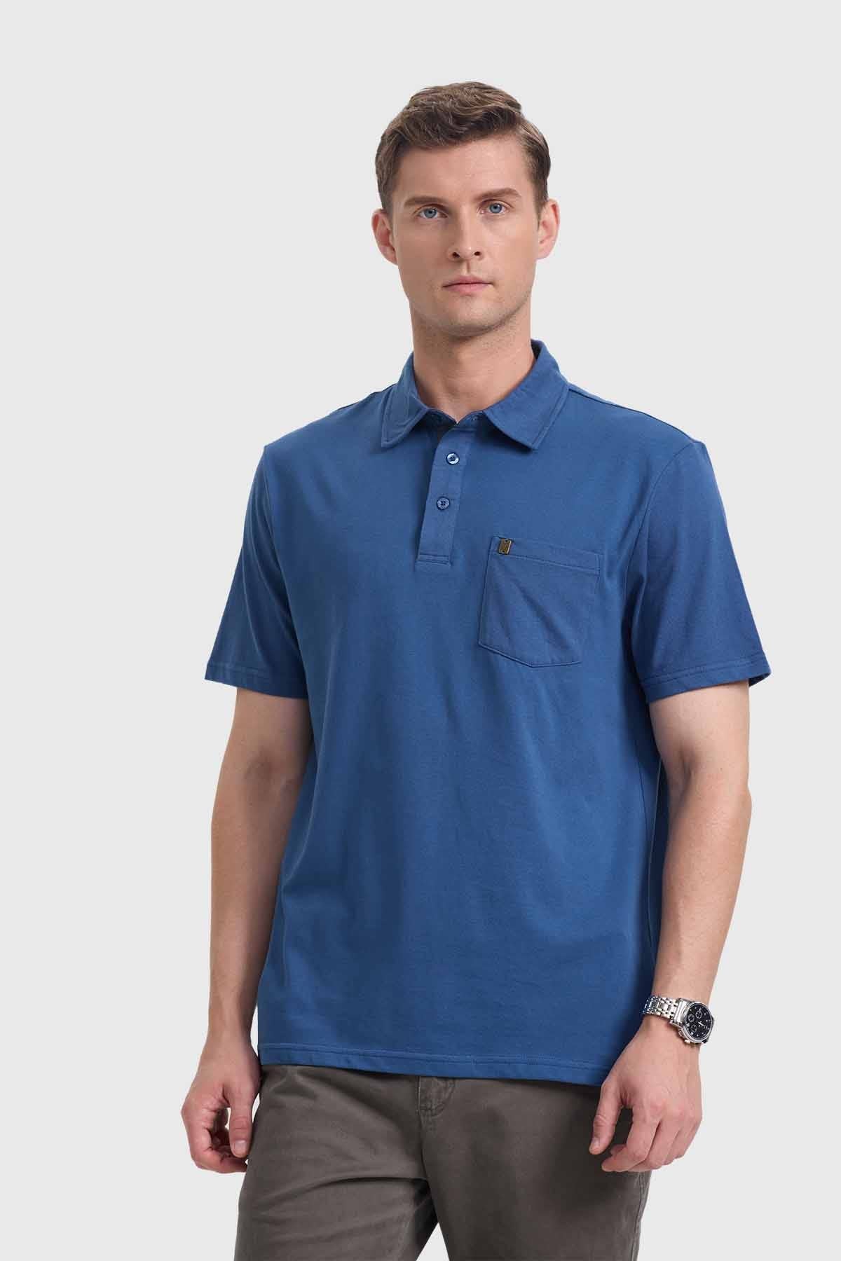 Polera Hombre Azul