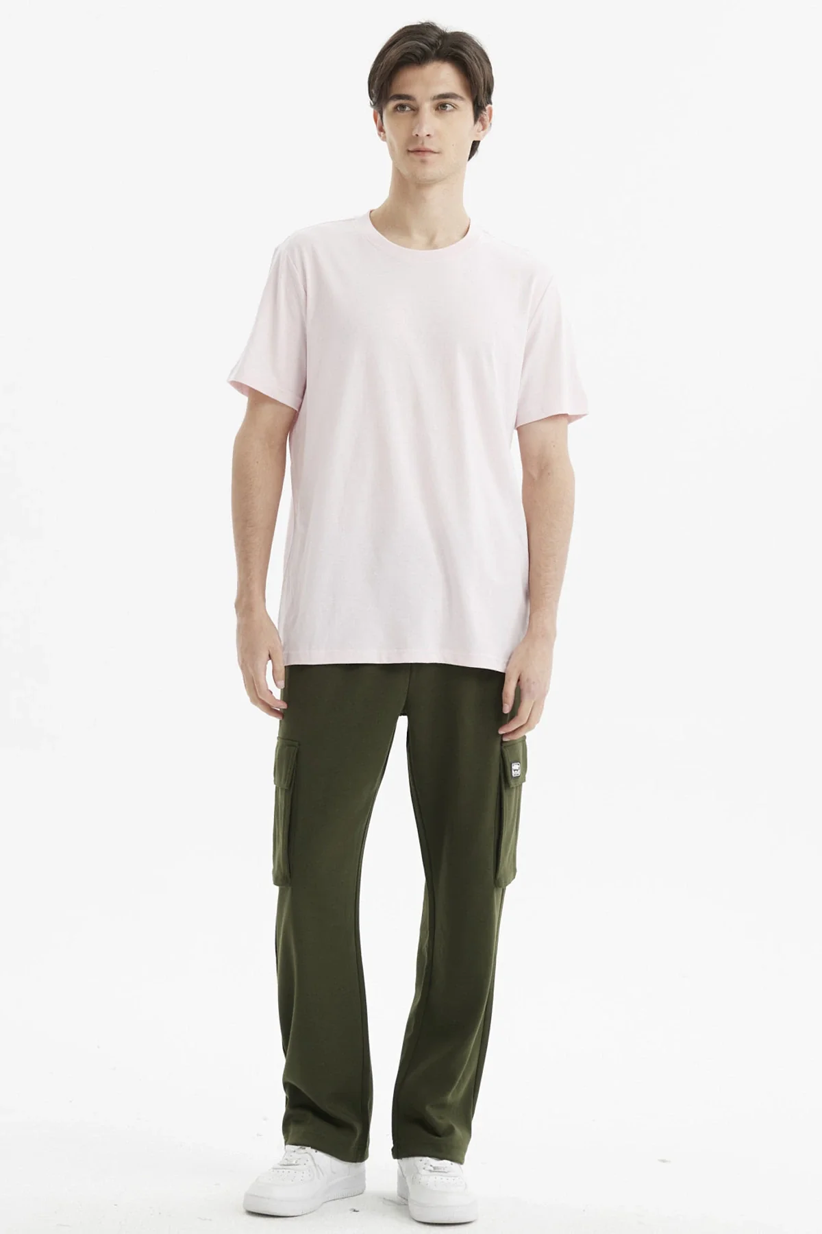 Polera Hombre Long Fit Básica Rosado Claro - Image 4