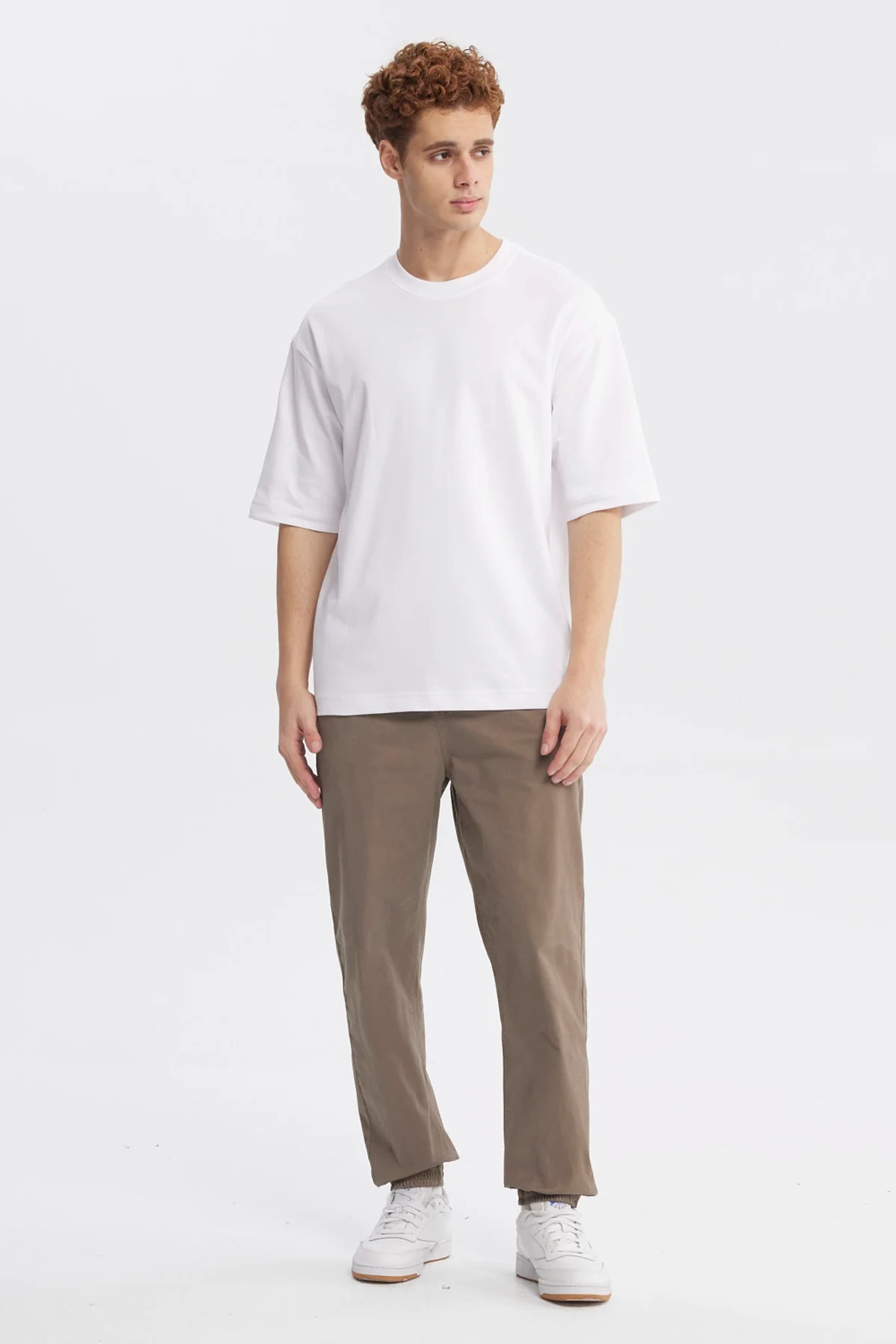Polera Hombre Loose Fit Blanco - Image 4
