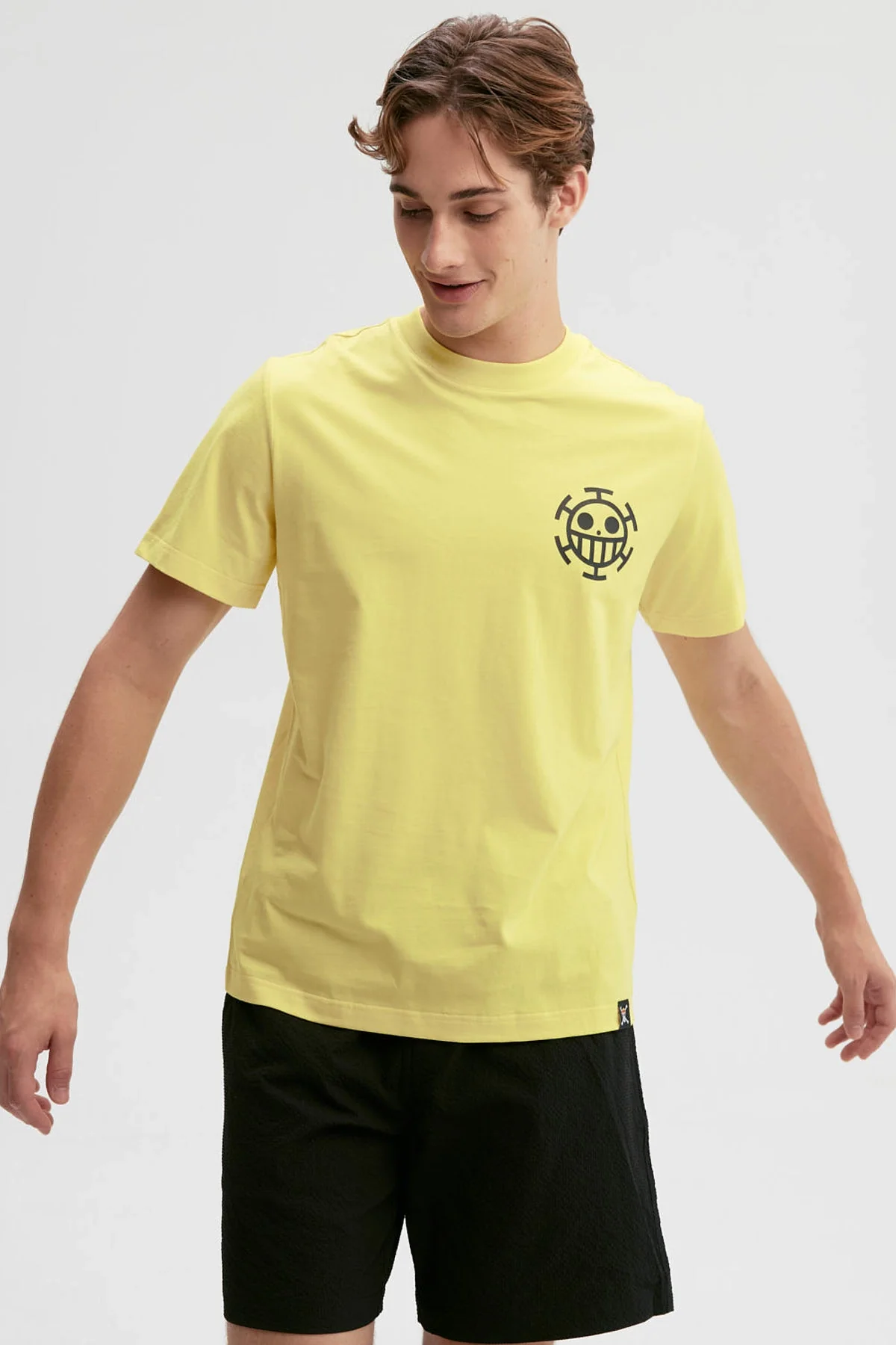 Polera Hombre One Piece Amarillo