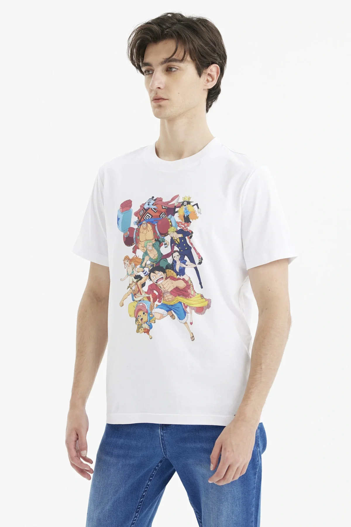 Polera Hombre One Piece Blanco - Image 2