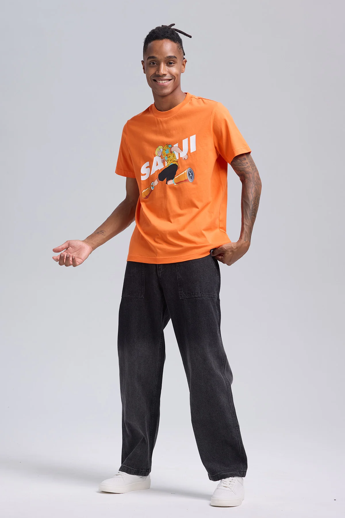 Polera Hombre One Piece Naranjo - Image 4