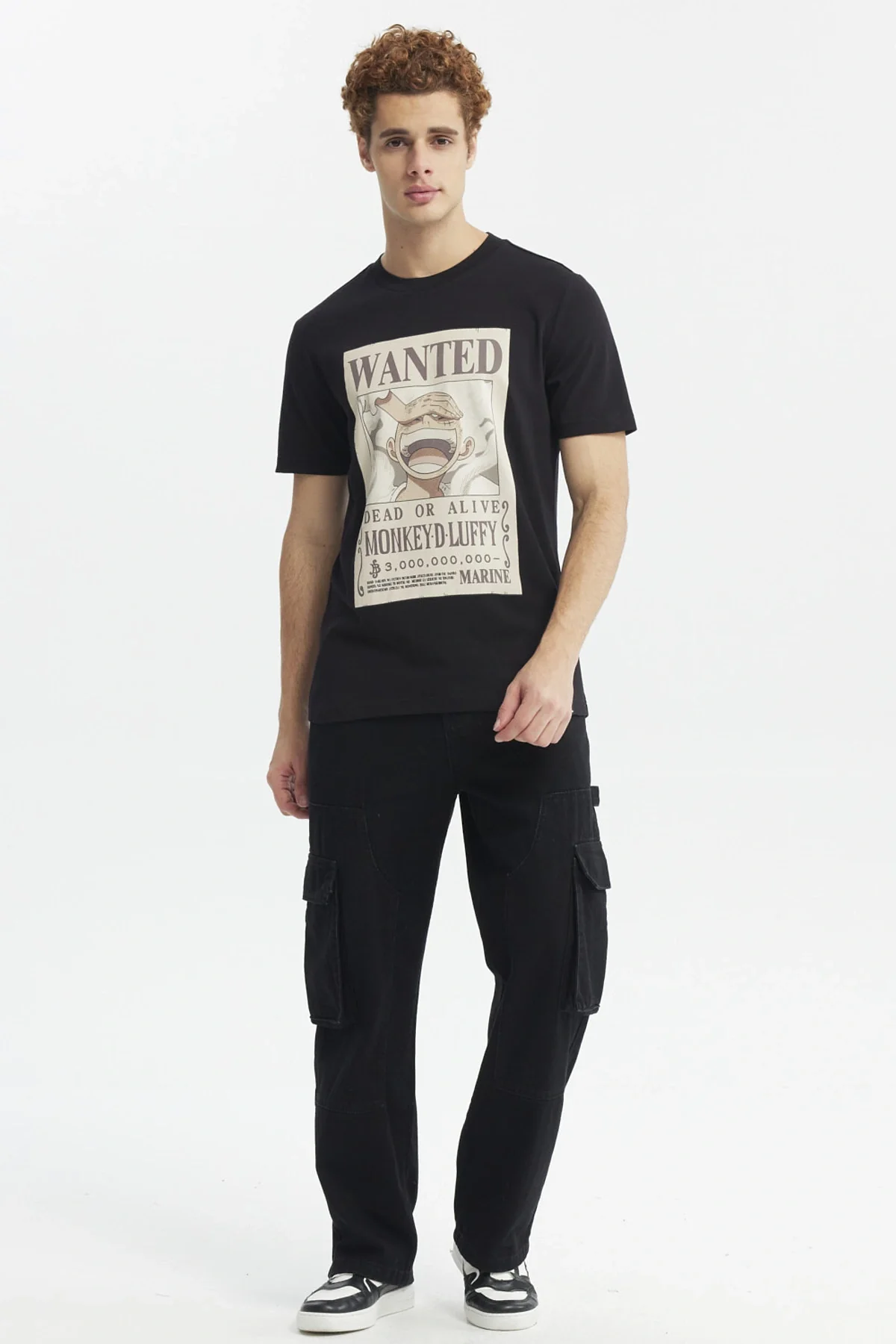 Polera Hombre One Piece Negro - Image 4