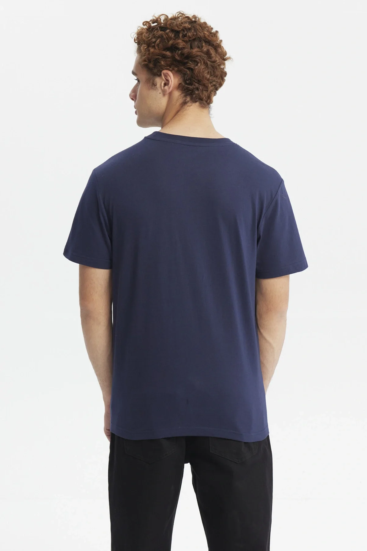 Polera Hombre Oversize Azul - Image 3