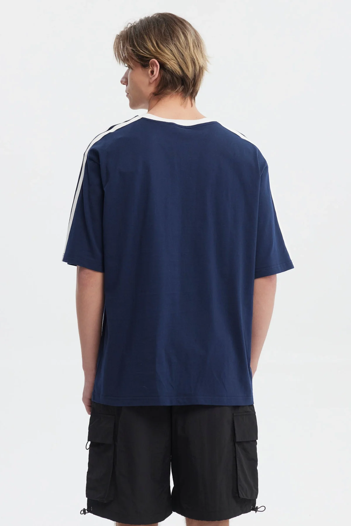 Polera Hombre Oversize Azul - Image 3