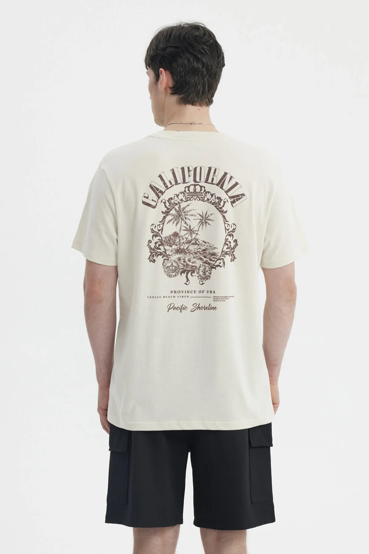 Polera Hombre Oversize Beige - Image 2