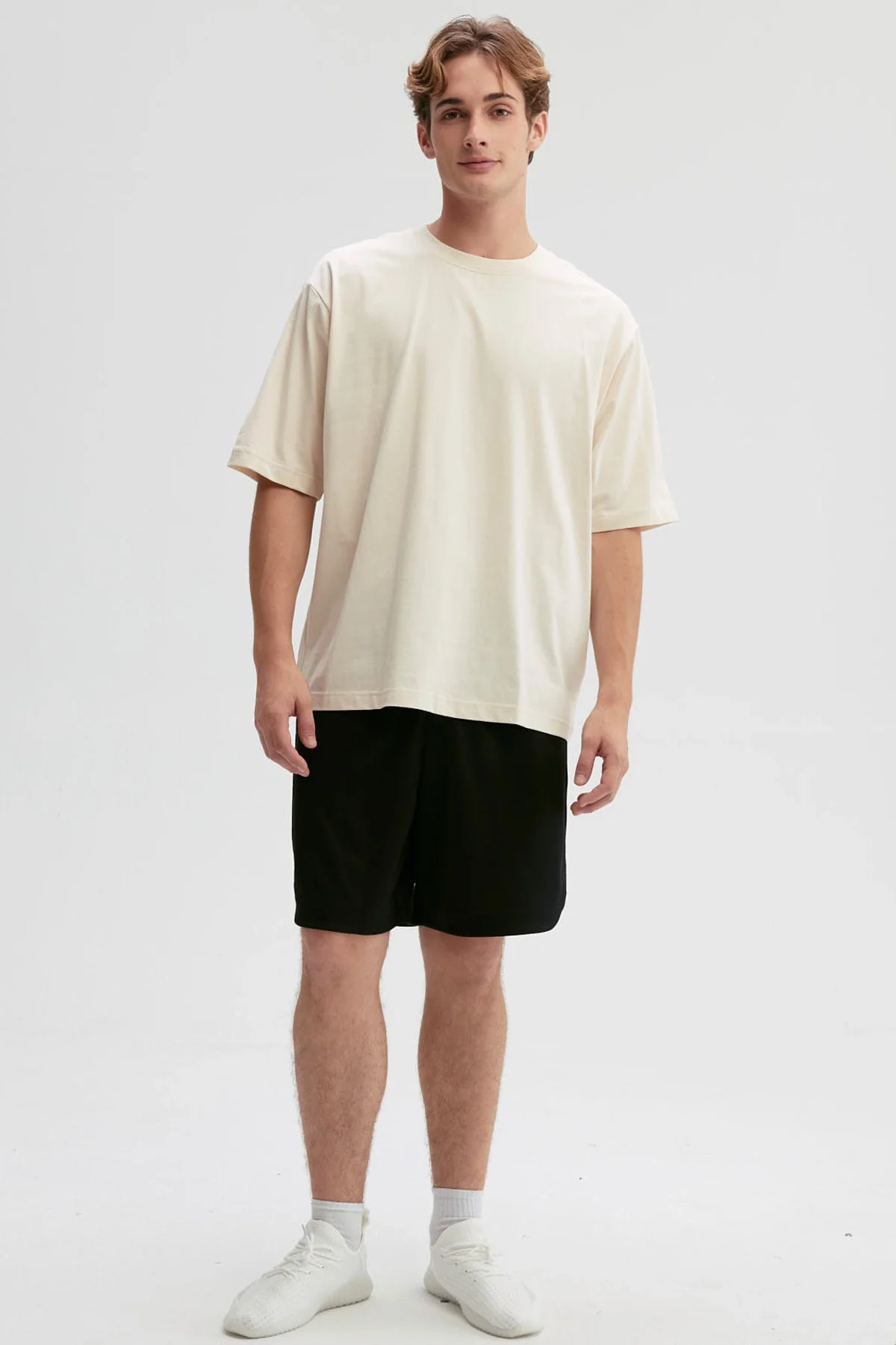Polera Hombre Oversize Beige - Image 4