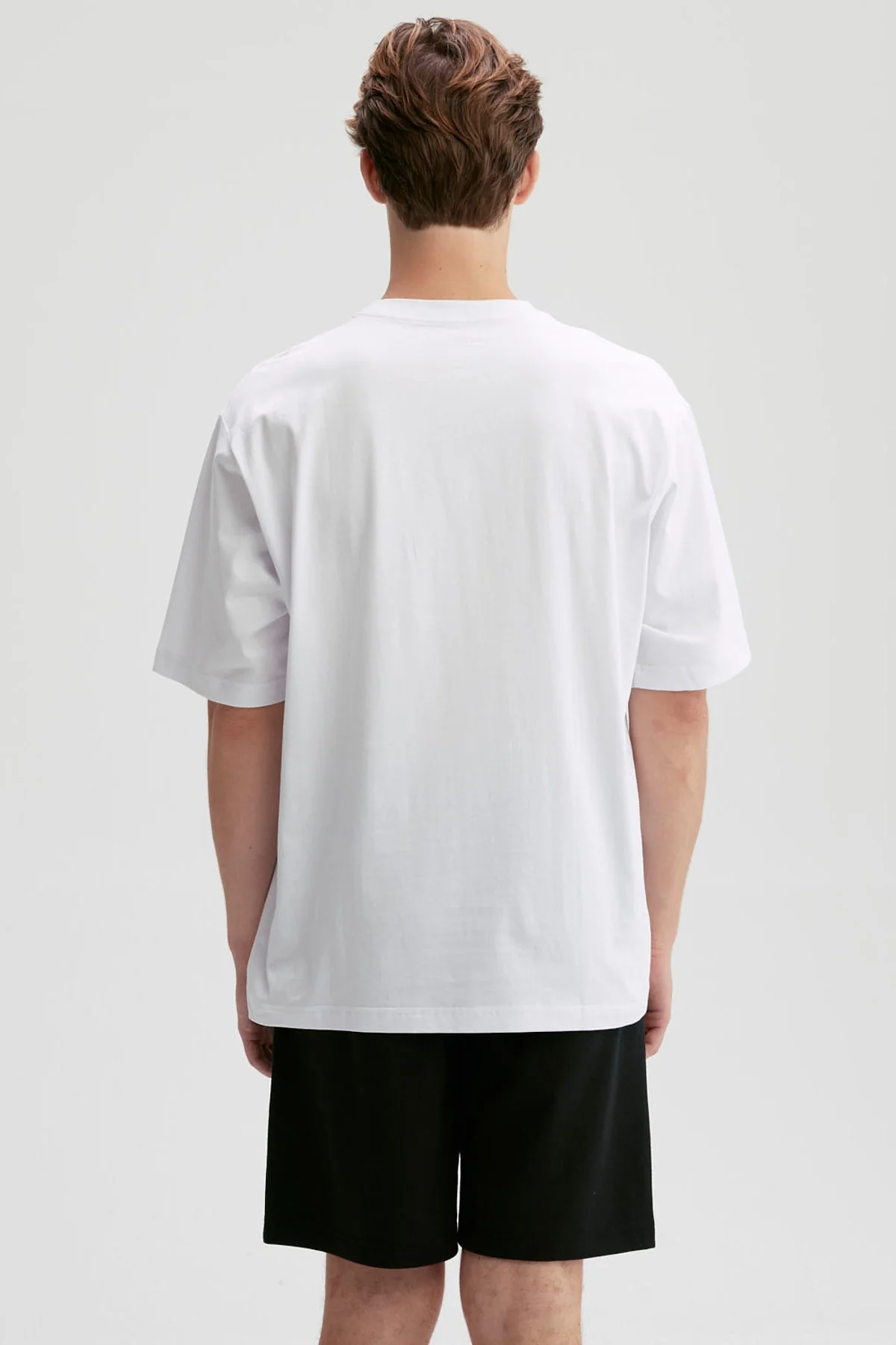 Polera Hombre Oversize Blanco - Image 3