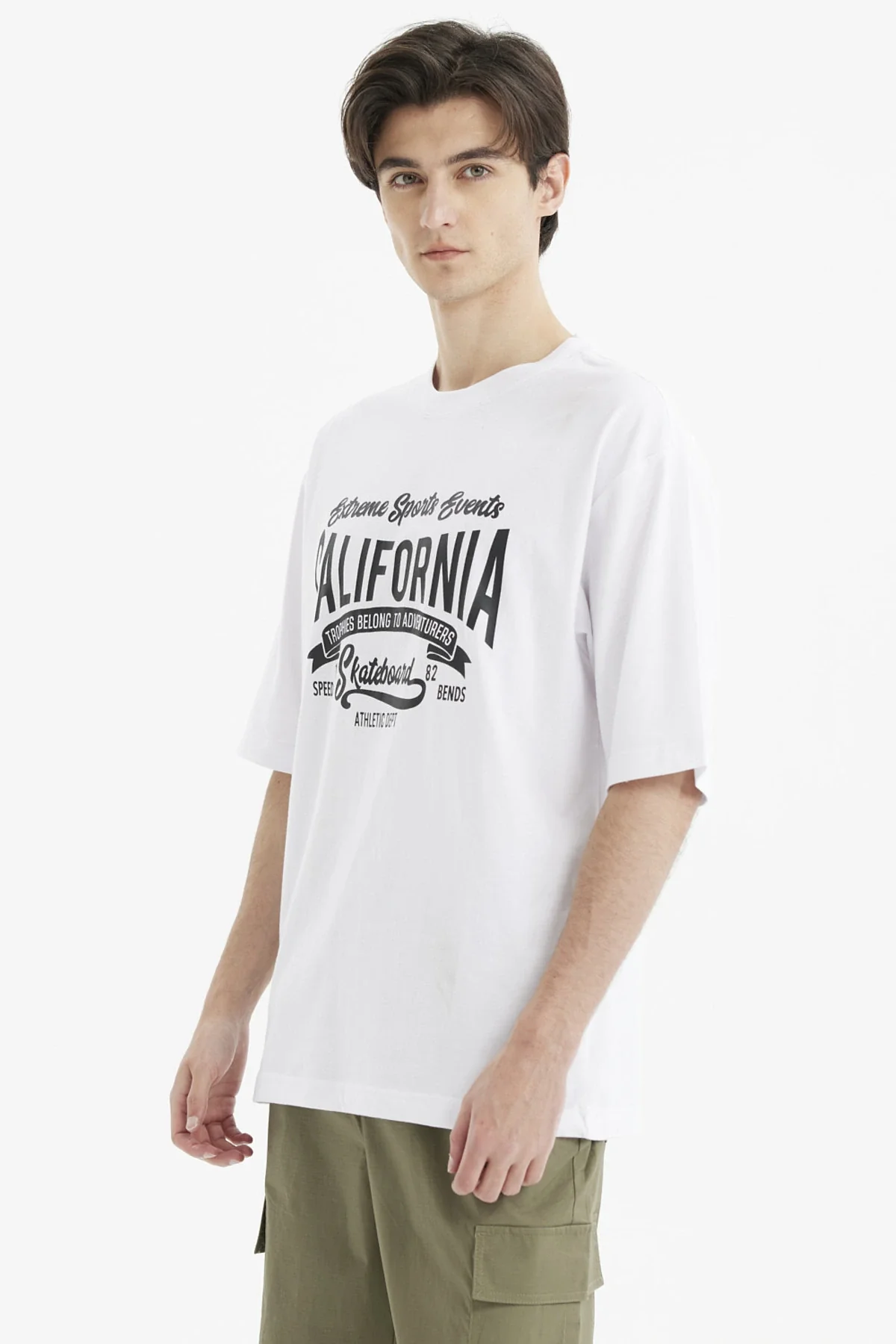 Polera Hombre Oversize Brooklyn Blanco - Image 2