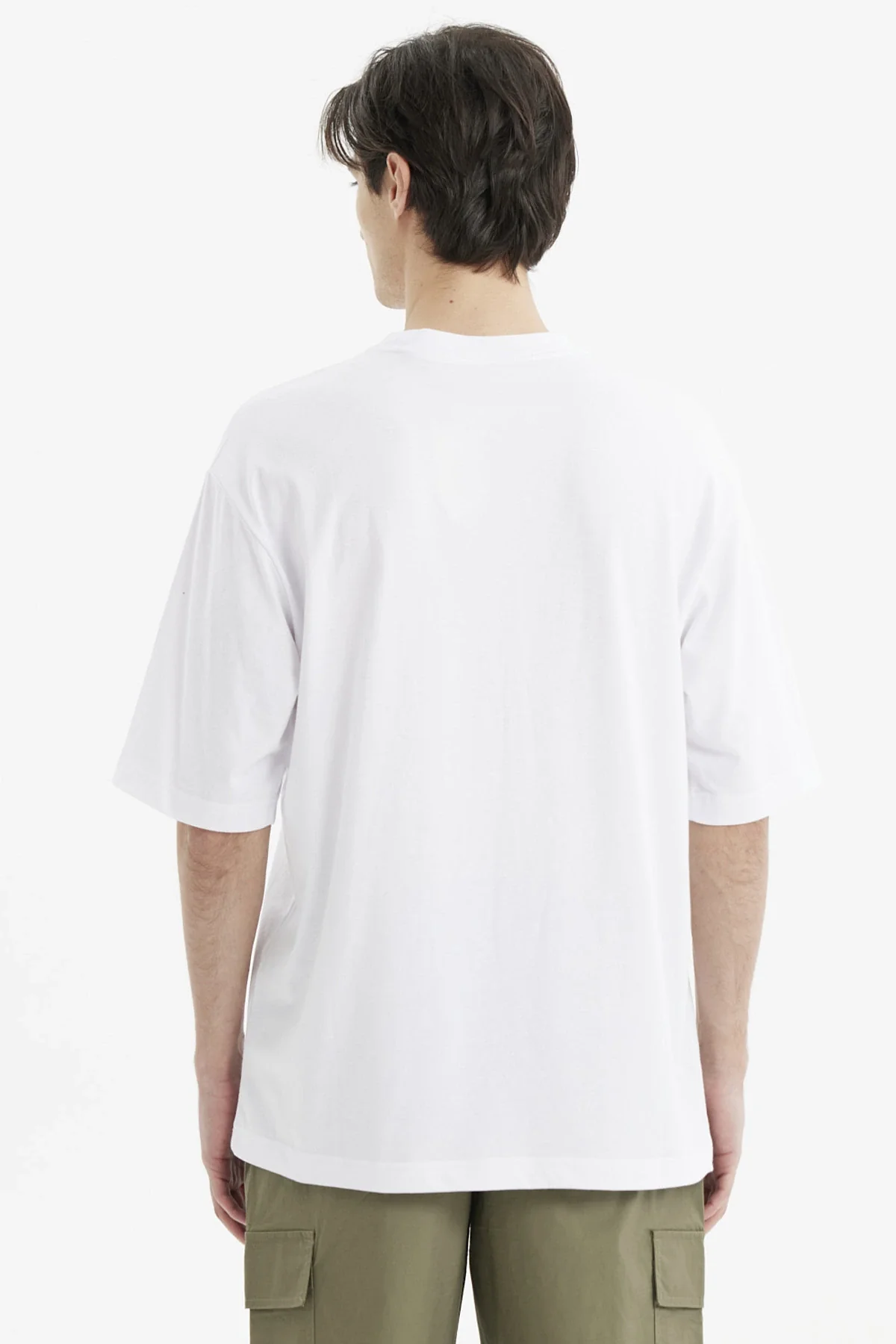 Polera Hombre Oversize Brooklyn Blanco - Image 3