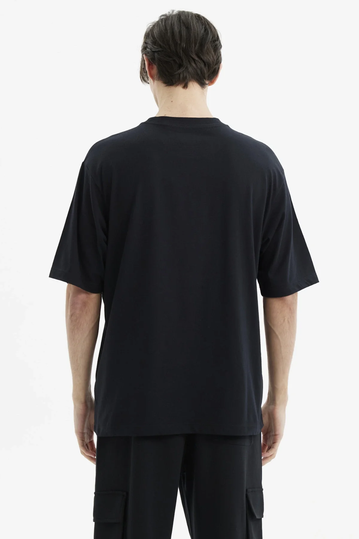 Polera Hombre Oversize Brooklyn Negro - Image 3