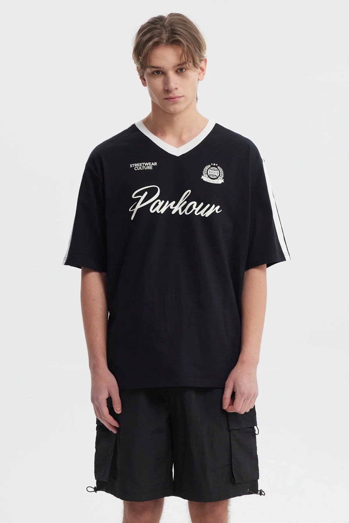 Polera Hombre Oversize Negro