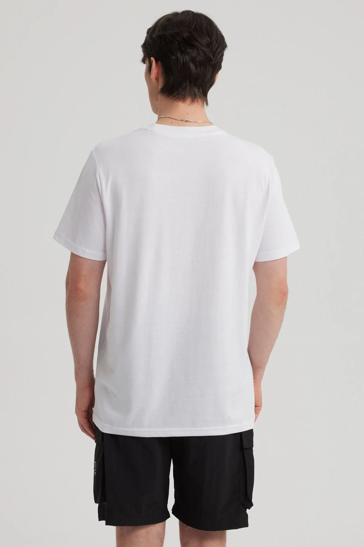 Polera Hombre Oversize Print Blanco - Image 3