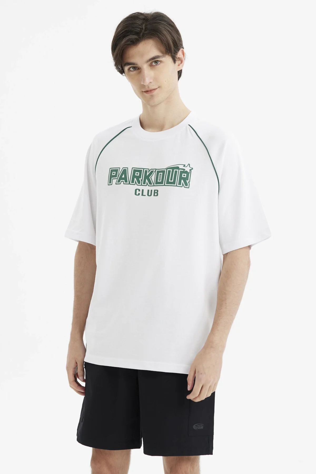 Polera Hombre Oversize Print Blanco - Image 3
