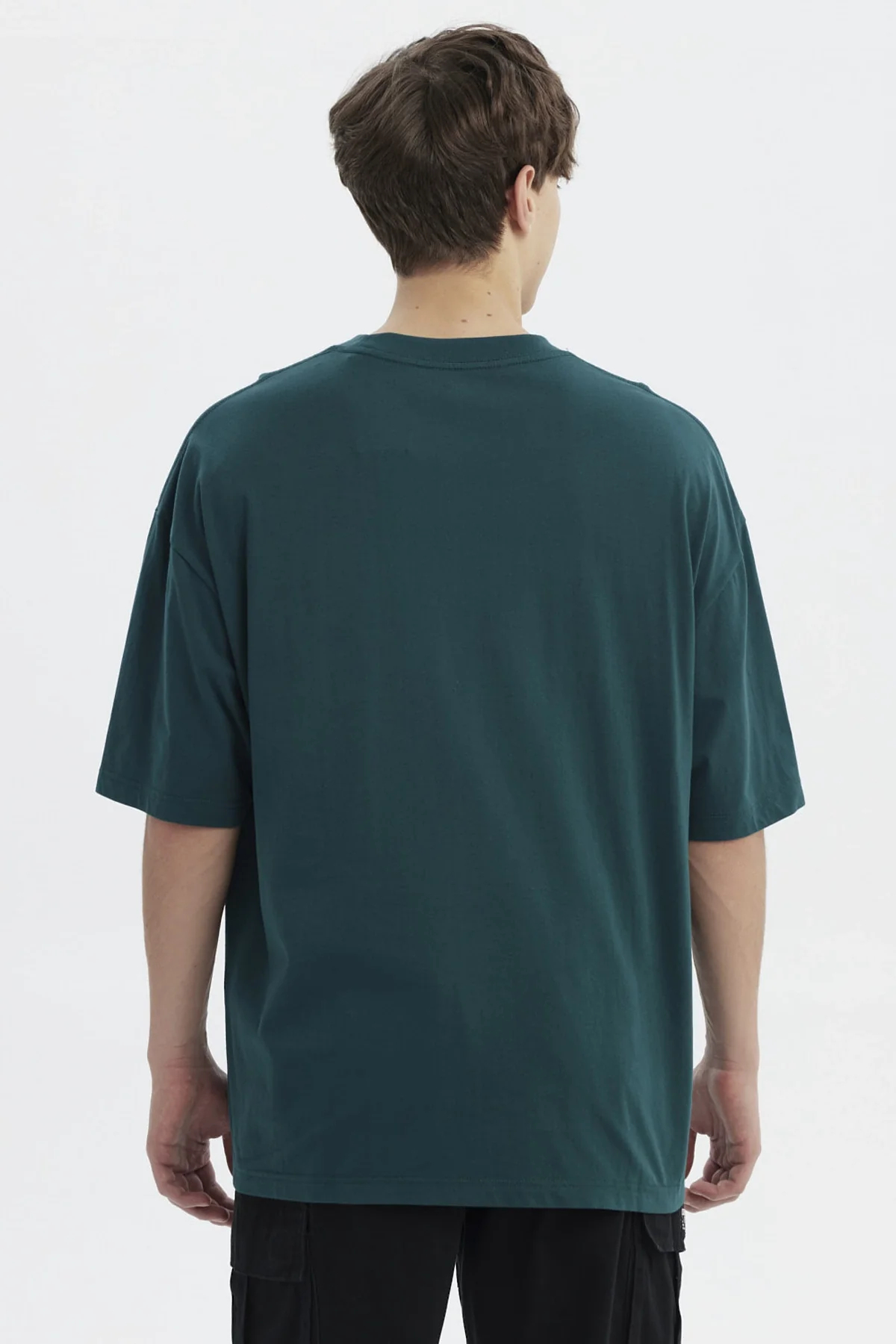 Polera Hombre Oversize Verde - Image 3