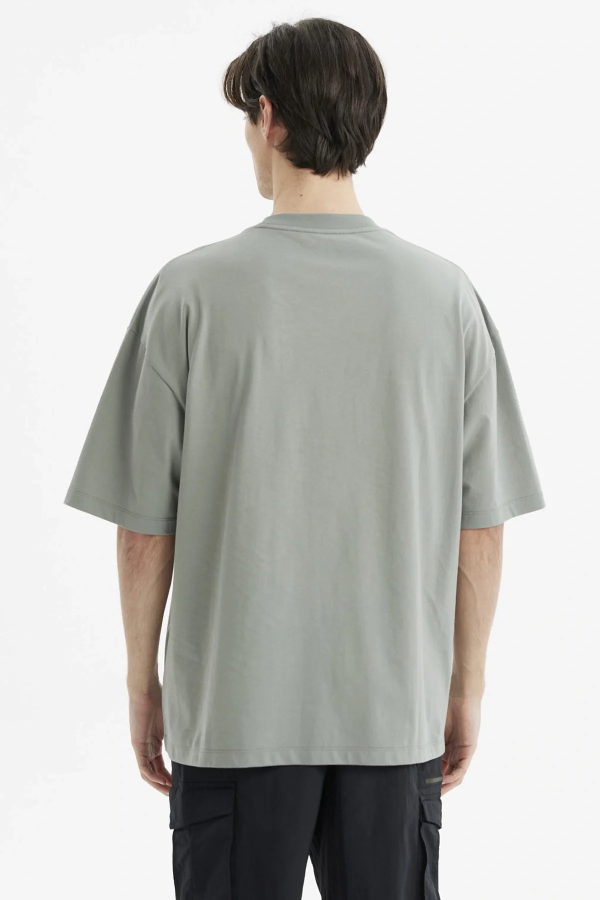 Polera Hombre Oversize Verde Claro - Image 3