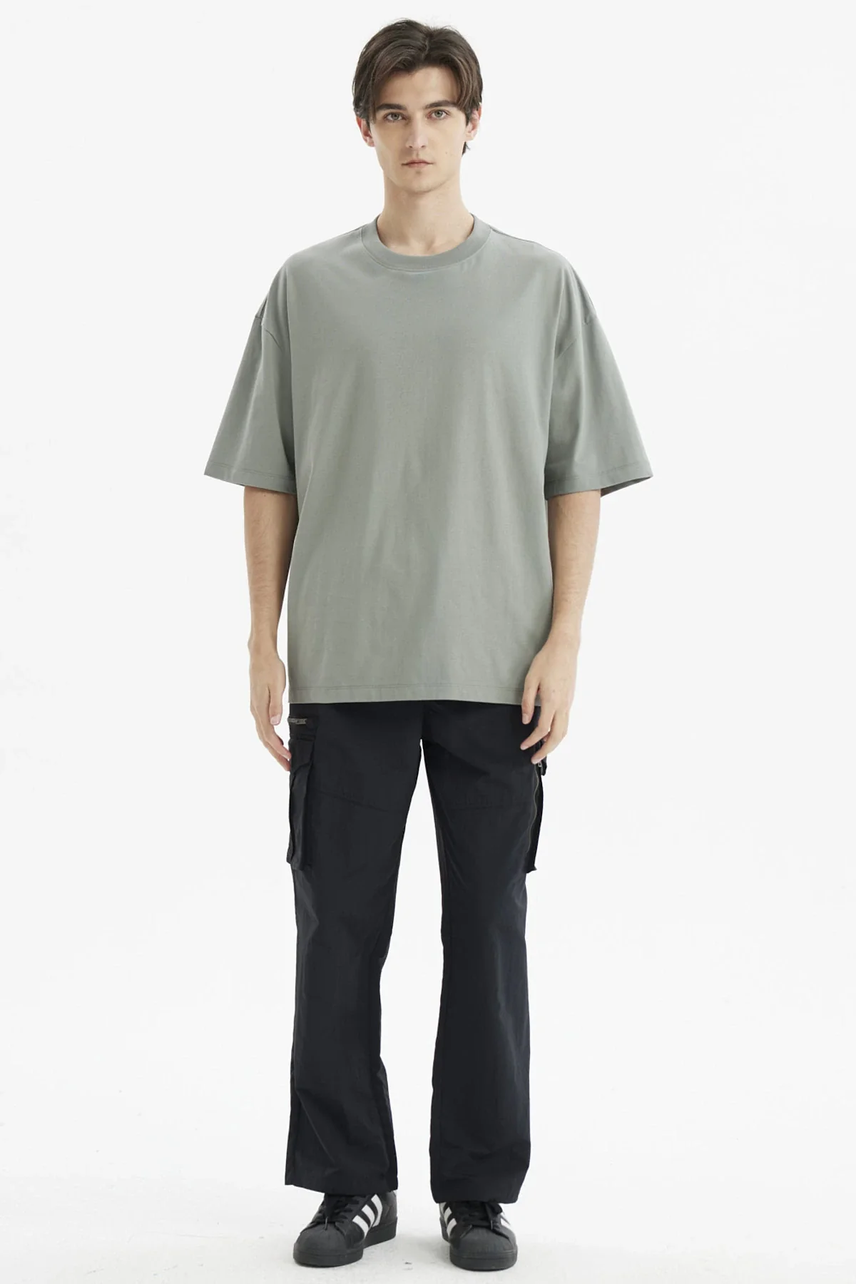 Polera Hombre Oversize Verde Claro - Image 4