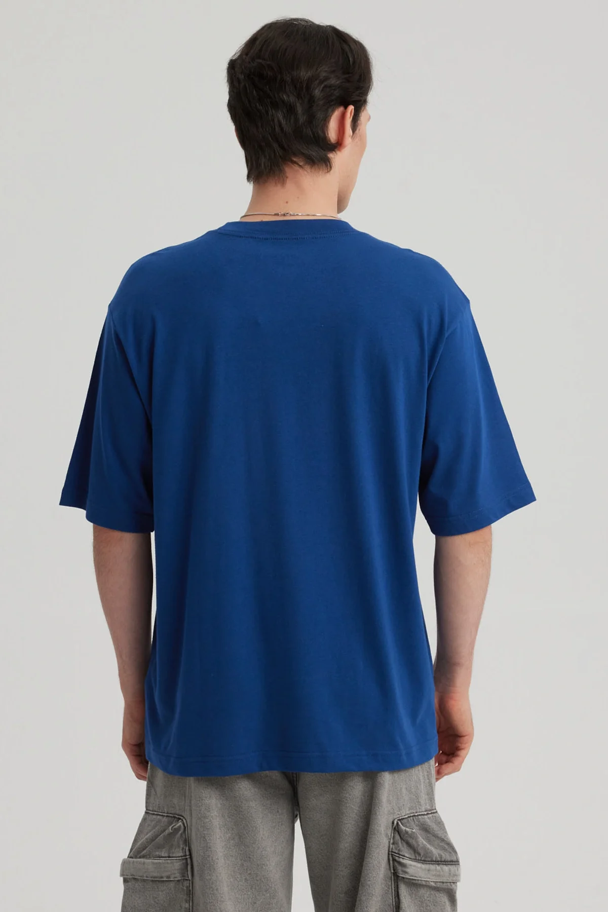Polera Hombre Print Central Azul - Image 3