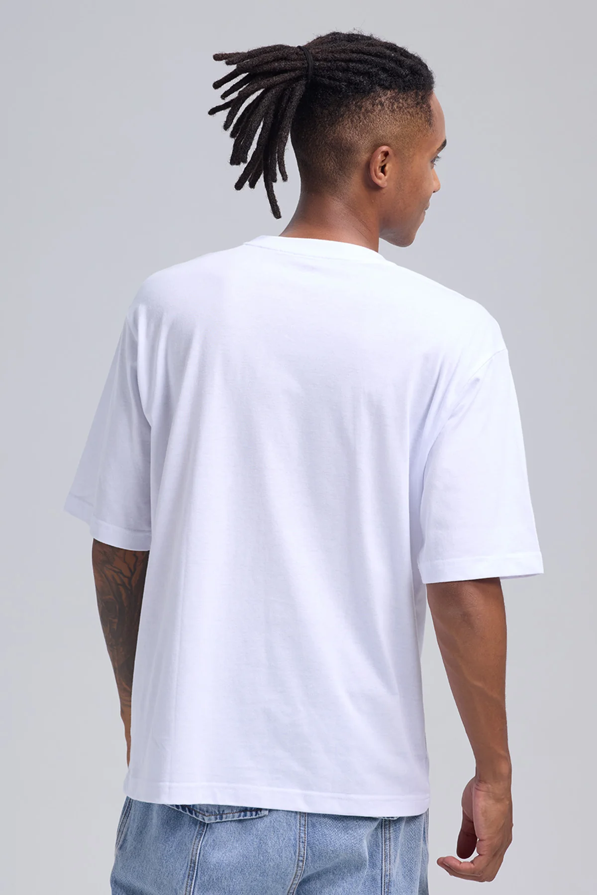 Polera Hombre Print Central Blanco - Image 3