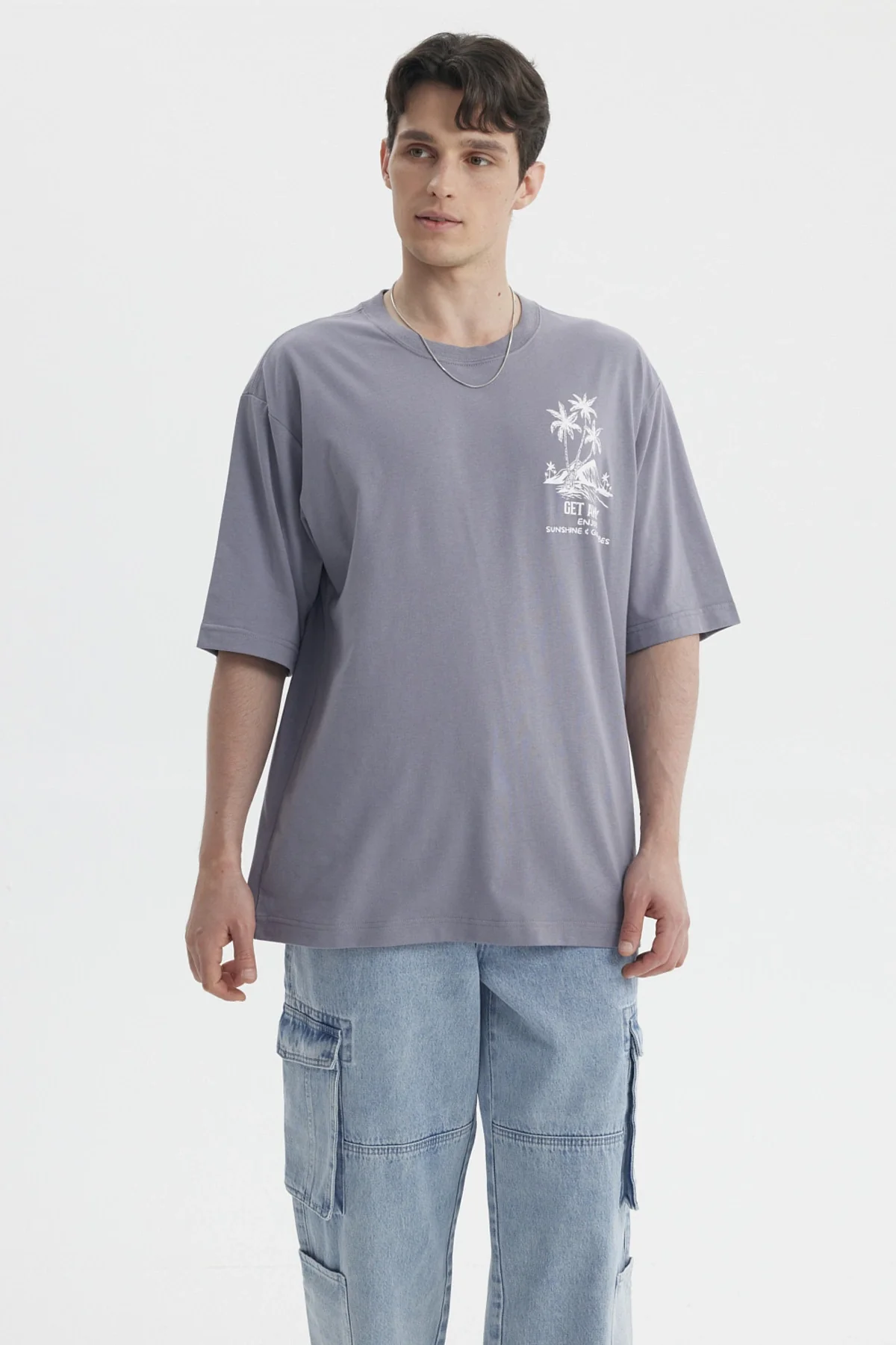Polera Hombre Print Marengo