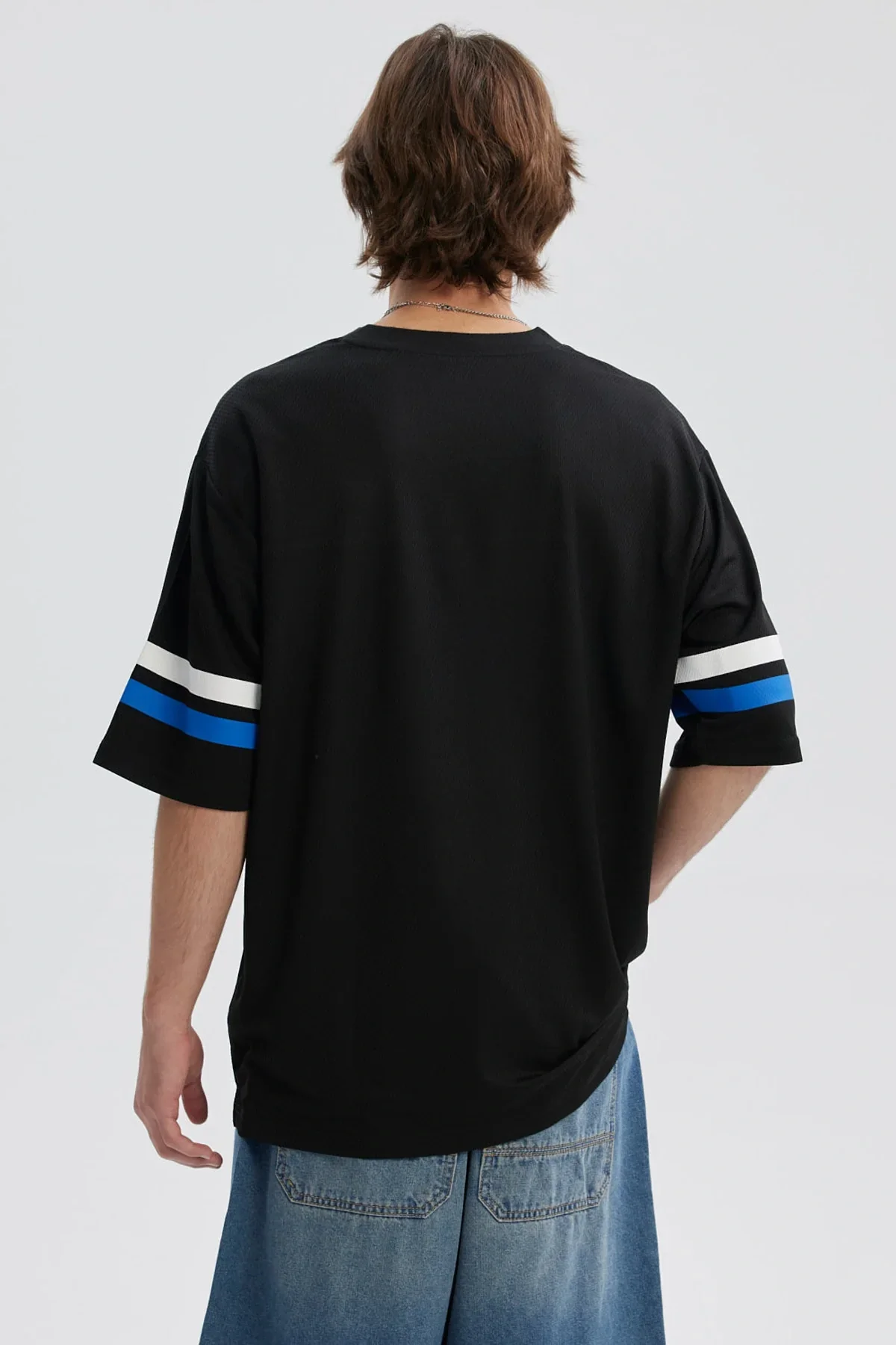 Polera Hombre Print Negro - Image 3