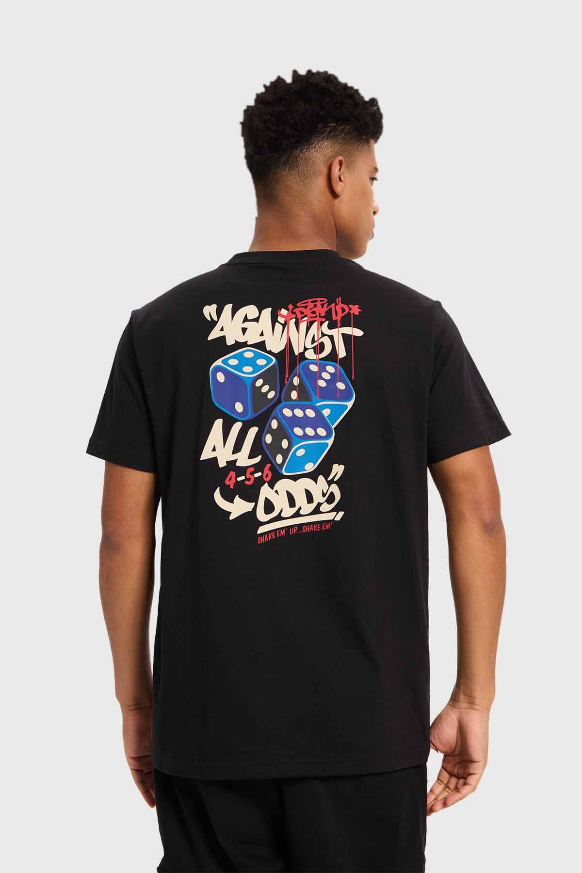 Polera Hombre Print Negro - Image 3