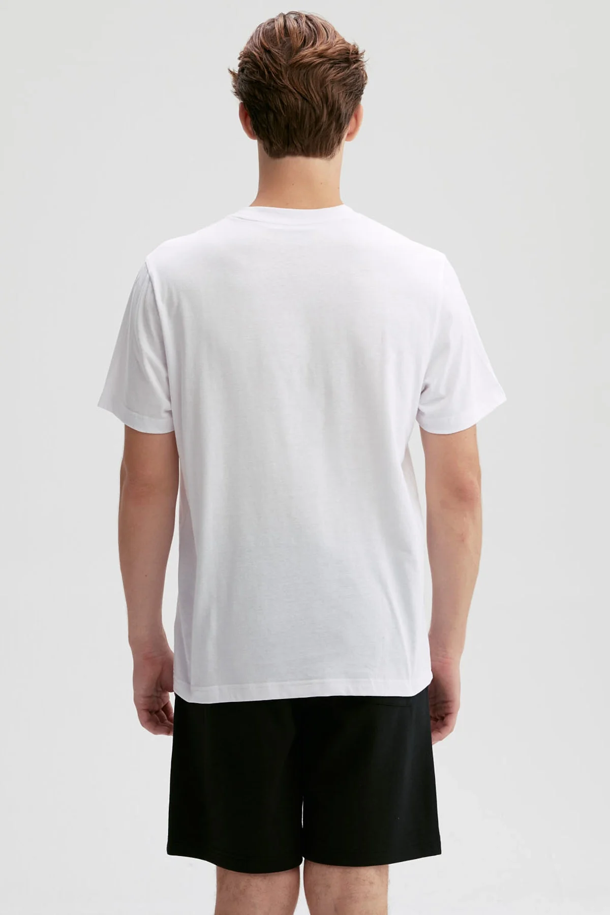 Polera Hombre Print Posicional Blanco - Image 3