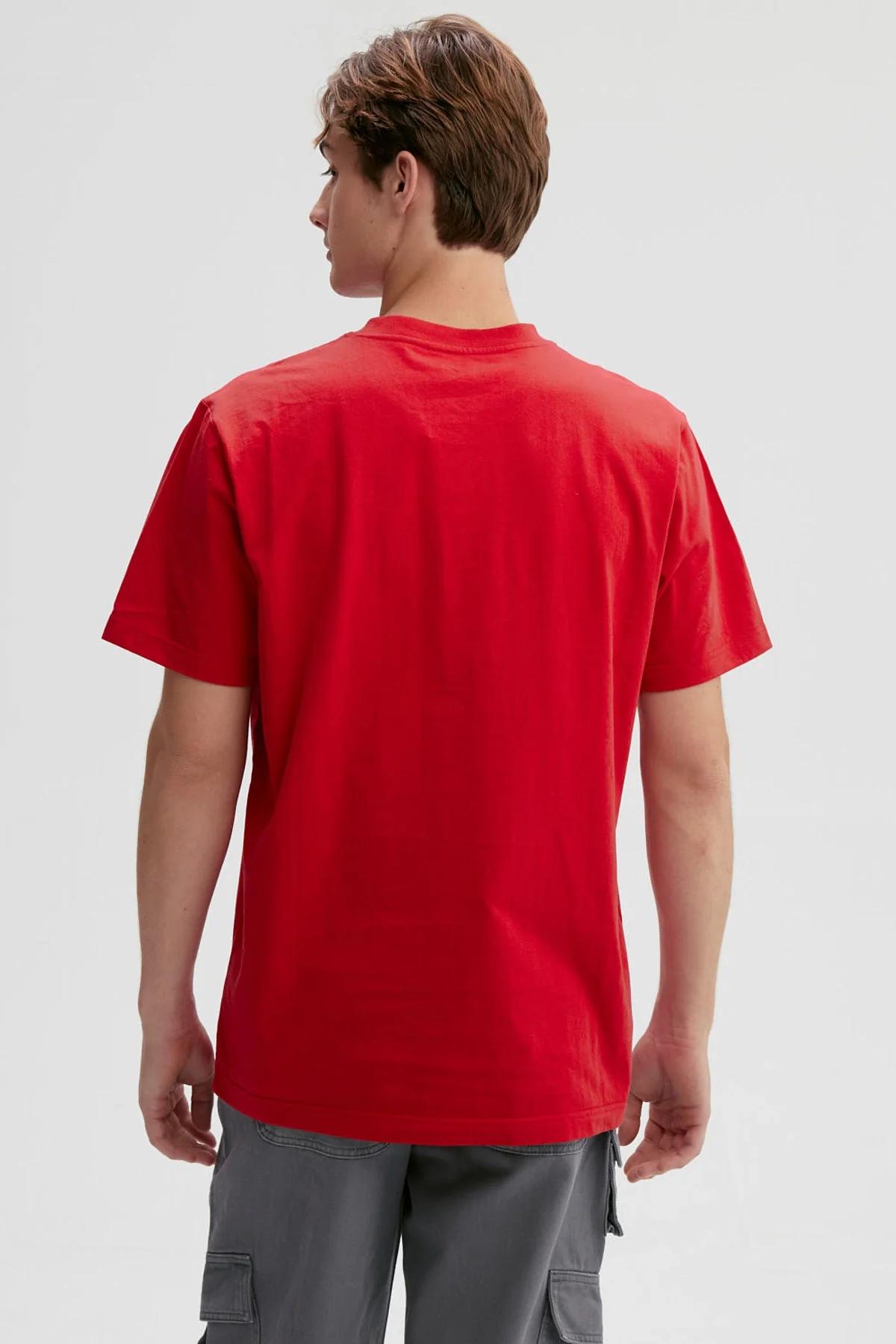 Polera Hombre Print Rojo - Image 3