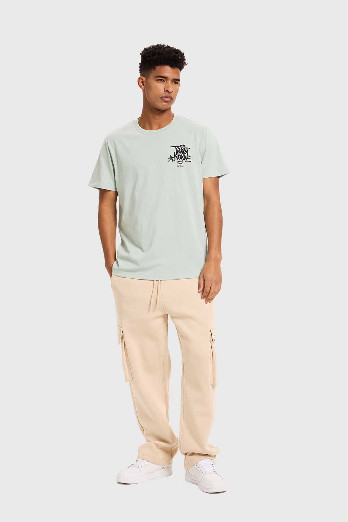 Polera Hombre Print Verde - Image 4