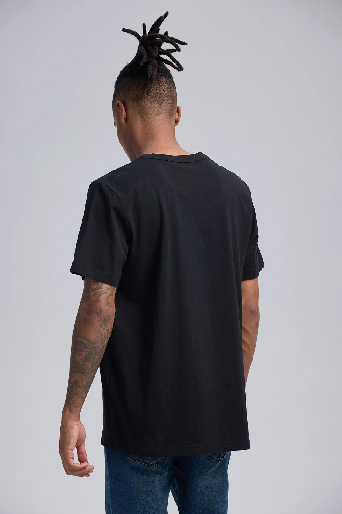 Polera Hombre Print Western Negro - Image 3