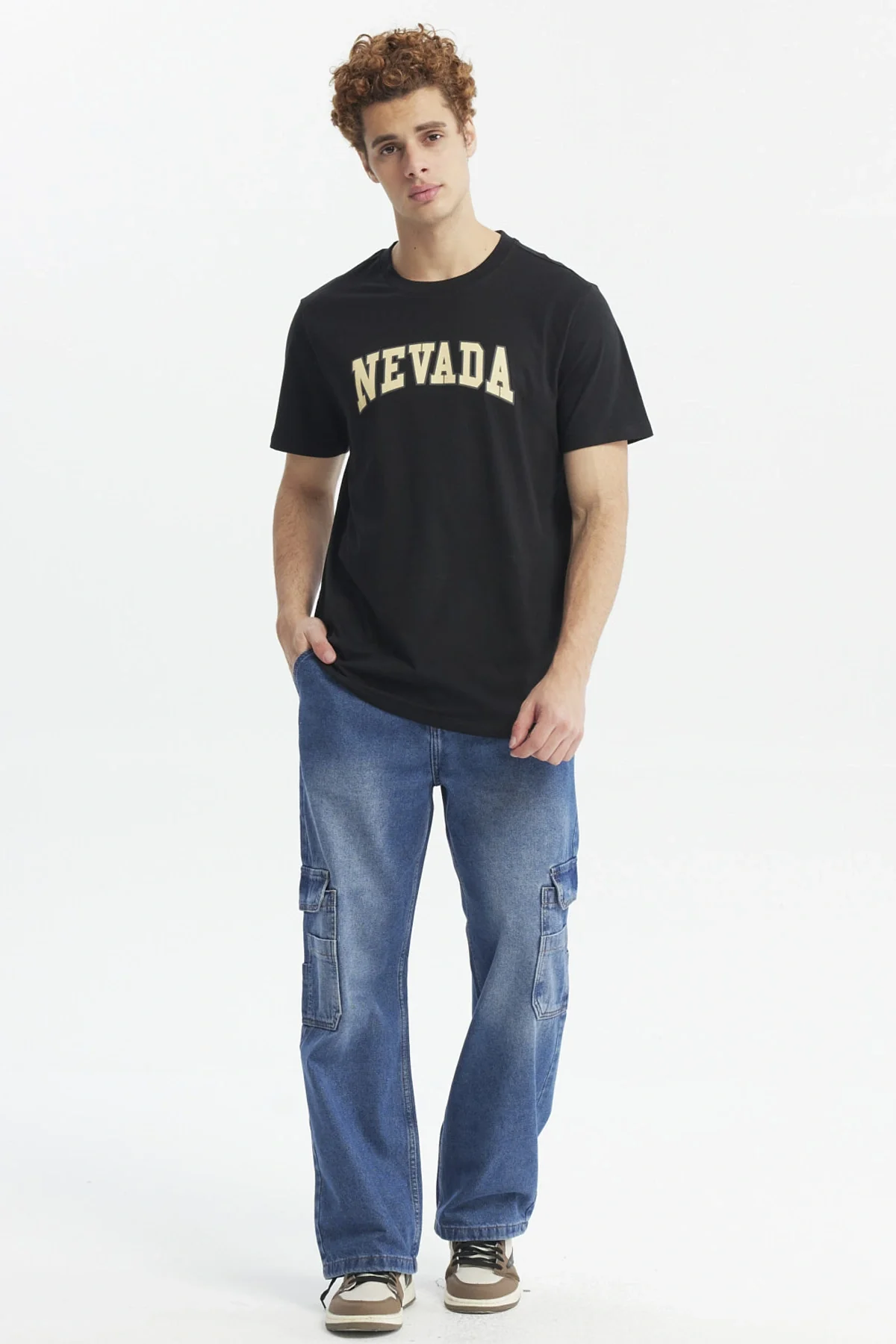 Polera Hombre Regular Fit City Negro - Image 4