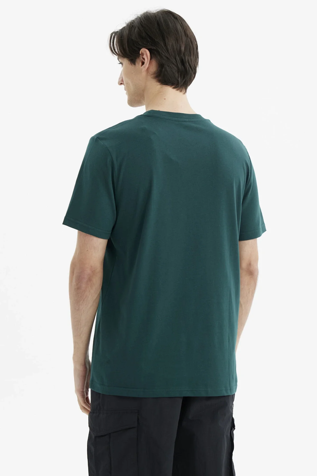 Polera Hombre Regular Fit Print New York Verde Oscuro - Image 3