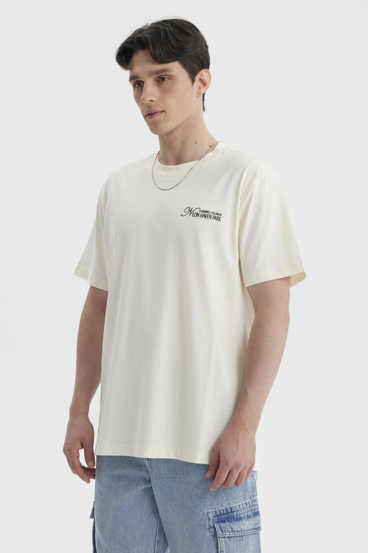 Polera Hombre Slim Beige - Image 2
