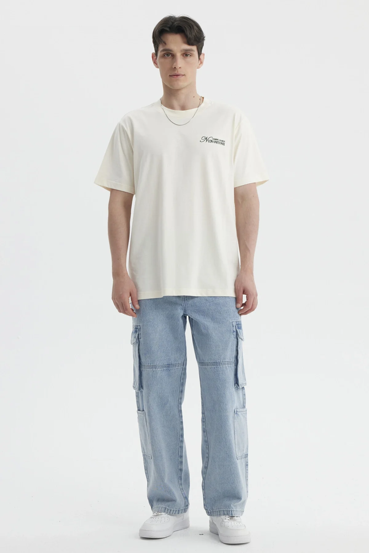 Polera Hombre Slim Beige - Image 4