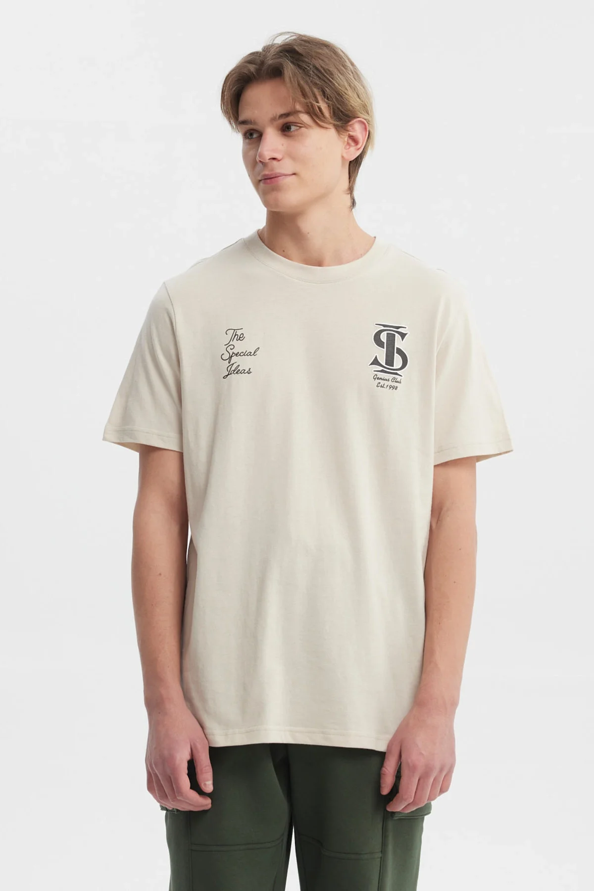 Polera Hombre Slim Beige
