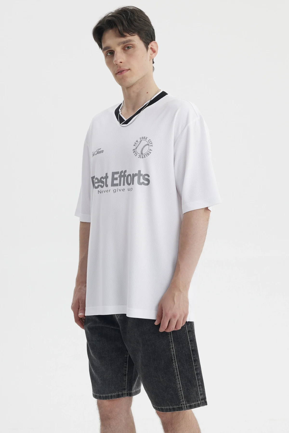 Polera Hombre Slim Blanco - Image 2
