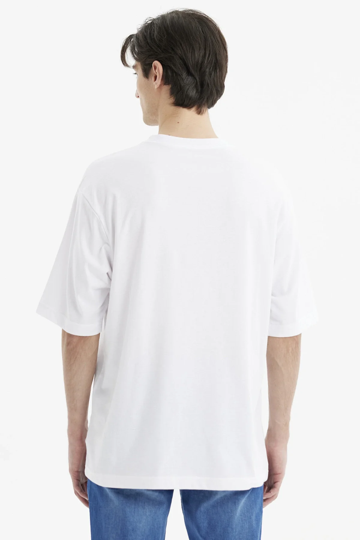 Polera Hombre Slim Blanco - Image 3
