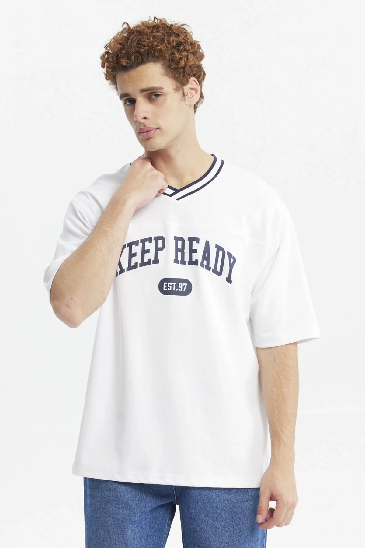 Polera Hombre Slim Blanco