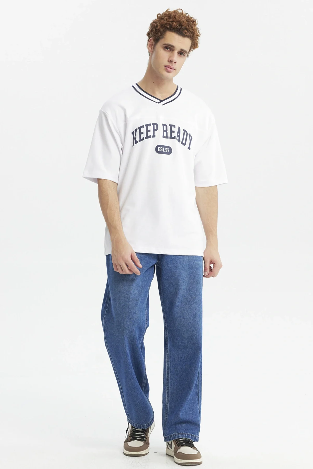 Polera Hombre Slim Blanco - Image 4