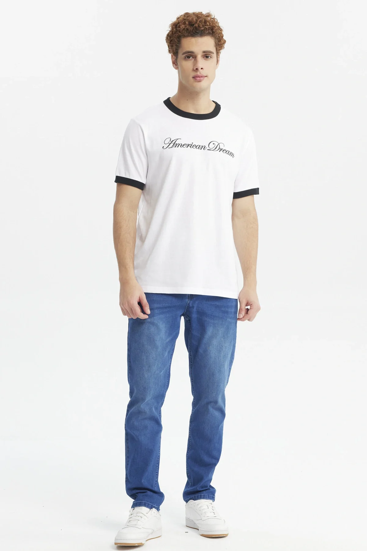 Polera Hombre Slim Blanco - Image 4