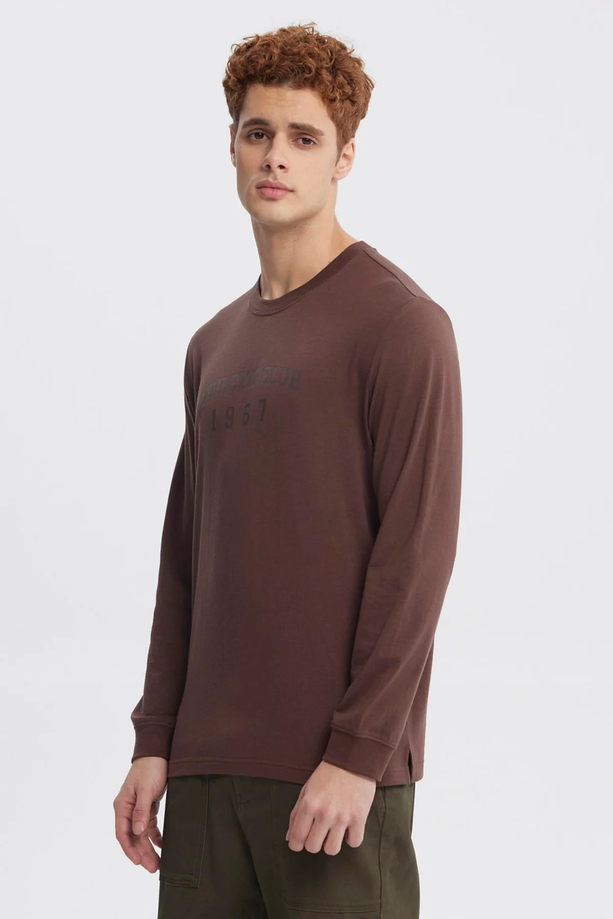Polera Hombre Slim Chocolate - Image 2