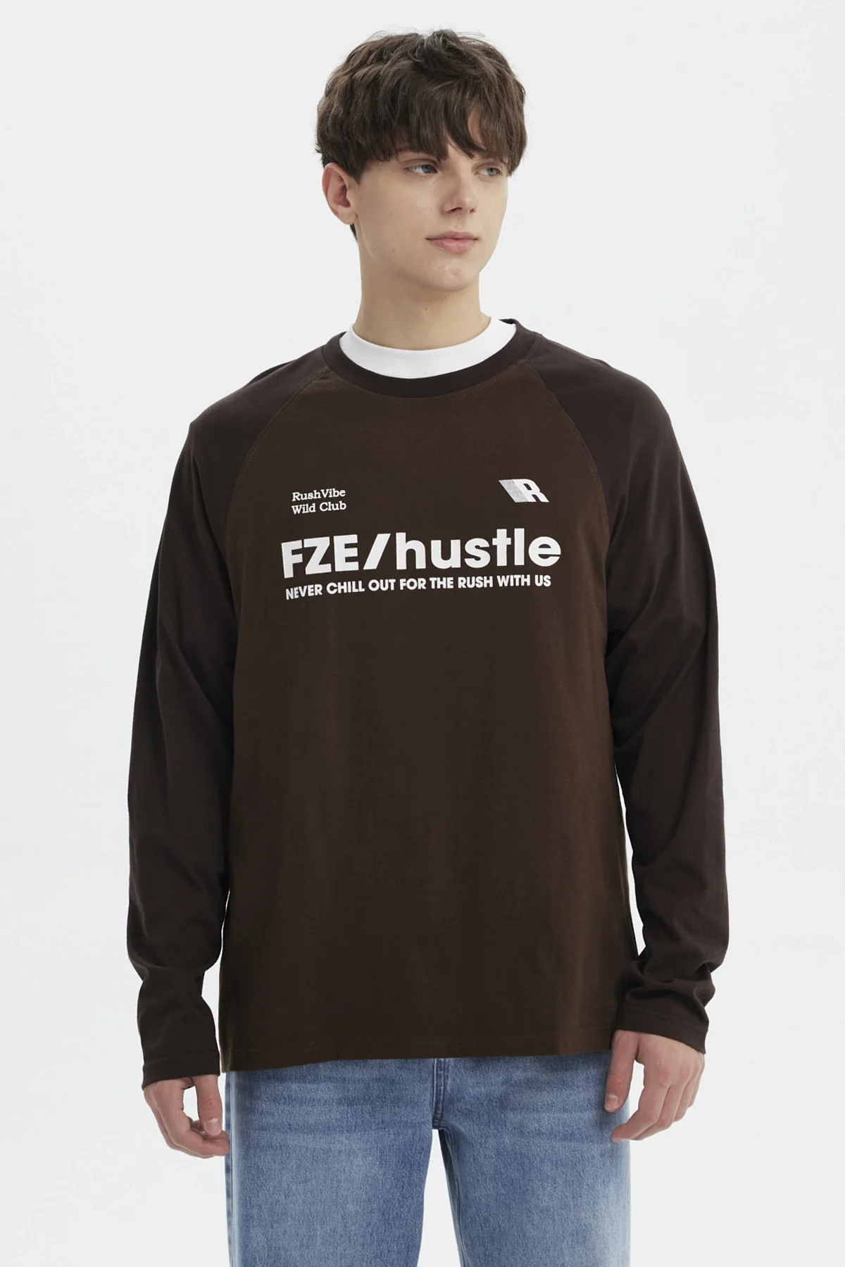Polera Hombre Slim Chocolate