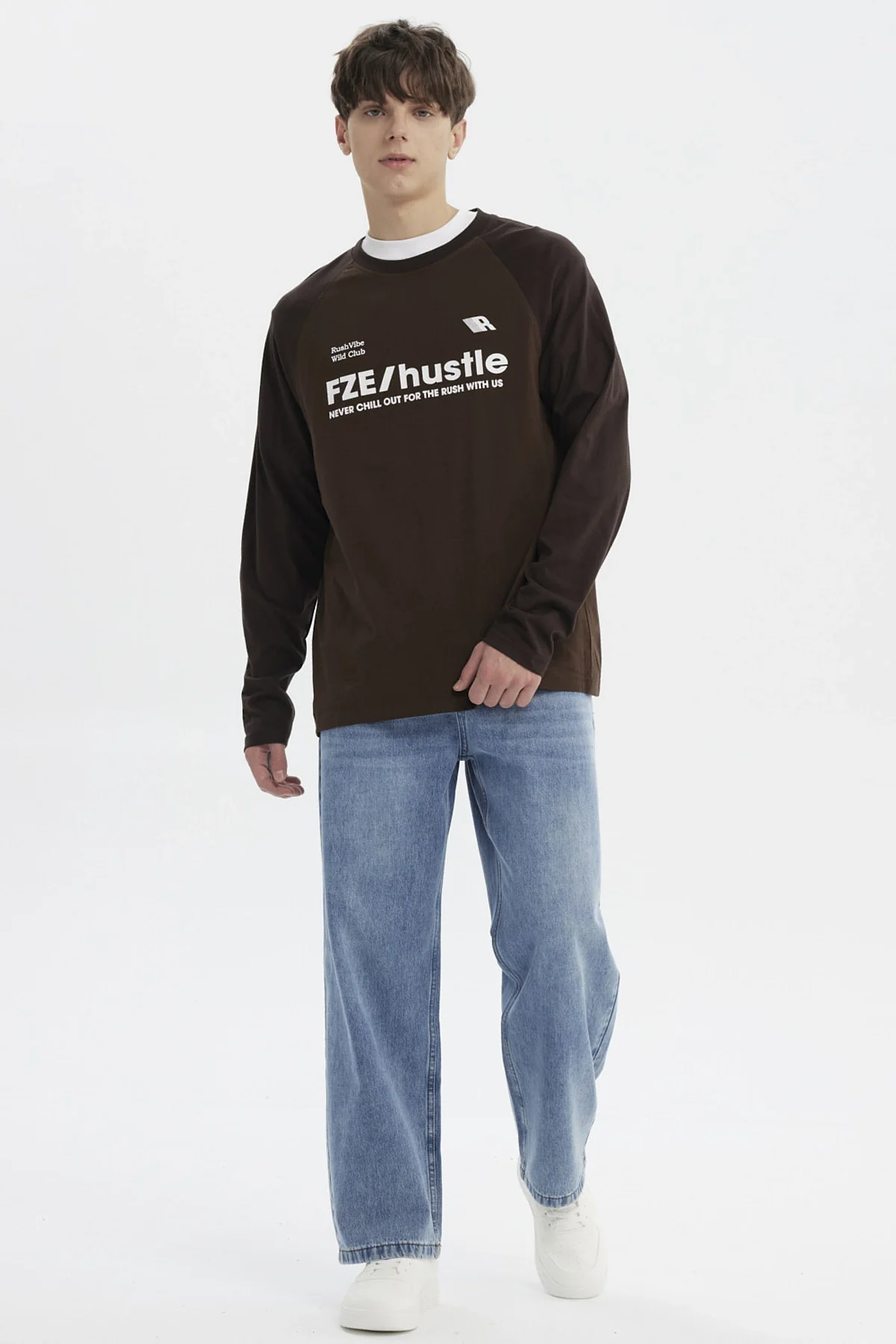 Polera Hombre Slim Chocolate - Image 4